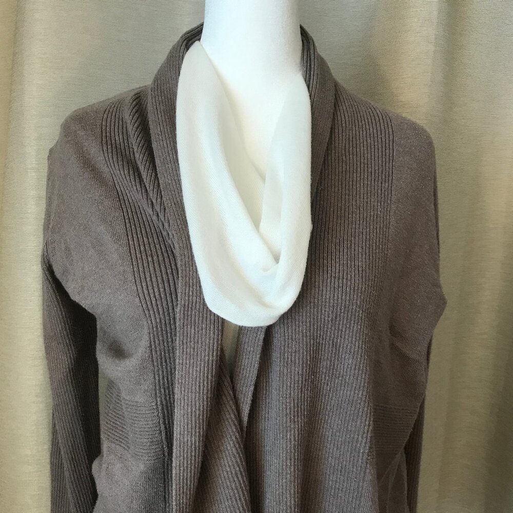 Apt 9 Taupe Shrug Including Cowl Neck Top - Perfect for Fall!